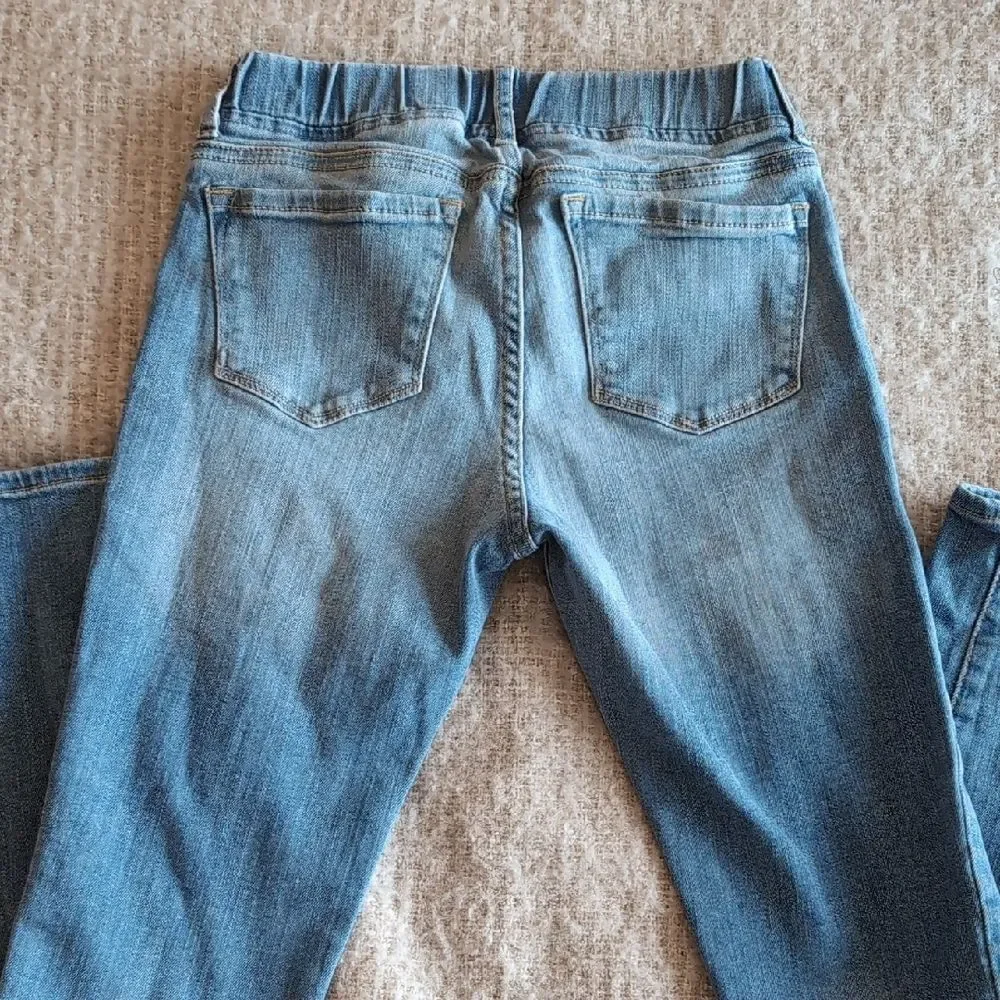 GAP Light Blue Girl's Skinny Jeans with Star Accents